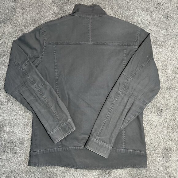 Kuhl Double Kross Jacket Mens M Medium Gray Lightweight Hiking Canvas Faded - Picture 12 of 16